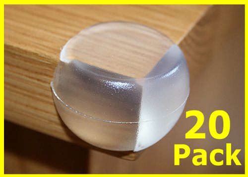 20X Round Soft Corner Protectors Baby & Child Furniture Protection
