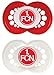 Produktbild MAM 66119801 – Schnuller, Bundesliga, Football "1. FC Nürnberg" 6-16 Monate, Silikon, Doppelpack