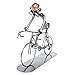 Produktbild Radfahrer-Skulptur – Kreatives Metallornament aus Handarbeit – Tolles Geschenk für Radfahrer