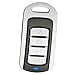 Price comparison product image Universal Cloning Remote Control 4 Push Button Key Fob Keyfob for Car Garage Door Electric Gate Warehouse Basement - B, 6x3x2cm