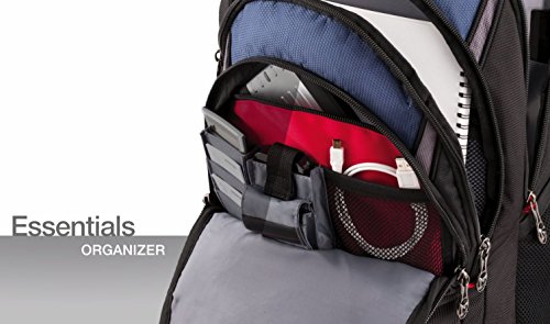 Wenger 600638 IBEX 17″ Laptop Backpack , Triple Protect compartment with iPad/Tablet / eReader Pocket in Blue {25 Litres} - 9