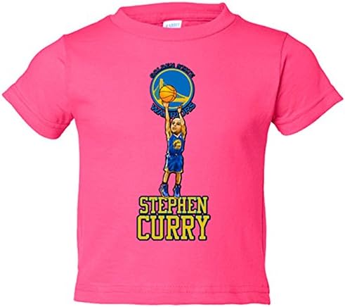 T-Shirt Child Stephen Curry Golden State Warriors basquetbol 18-24 Months pink