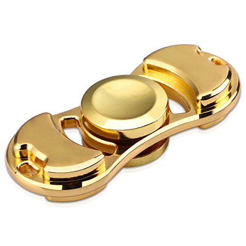 Finger Spinner,Cheeringary High Speed Fidget Spinner Anti-Anxiety Fingertip Toy (EDC Focus Fidget Toy) Stainless Steel Bearing Hand Spinner for Killing Time,Stress Reduce (Gold) Finger Spinner,Cheeringary High Speed Fidget Spinner Anti-Anxiety Fingertip Toy (EDC Focus Fidget Toy) Stainless Steel Bearing Hand Spinner for Killing Time,Stress Reduce (Gold)