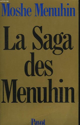 couverture de : La saga des Menuhin