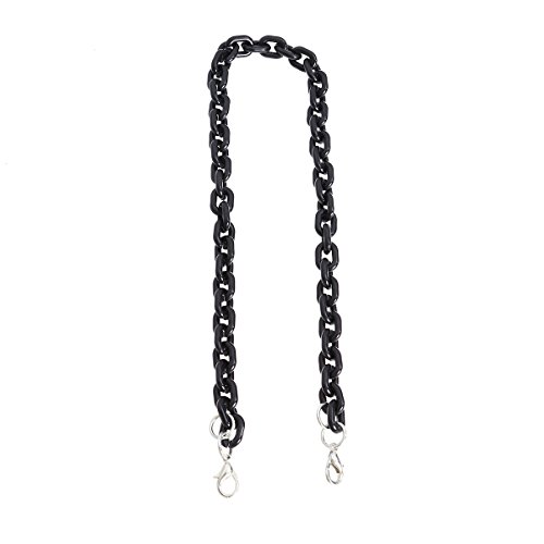 Preisvergleich Produktbild BESTOYARD Harz Bag Straps Frauen Mini Purse Ketten (schwarz)