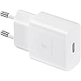Samsung EP-T1510N Caricatore da 15W, Porta USB-C (Senza Cavo), White