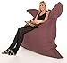 Extra Large Giant Beanbag in Brown - XXXL 180x140cm - NEXT WORKING DAY DELIVERY - Indoor & Outdoor Large Garden Waterproof Bean Bag