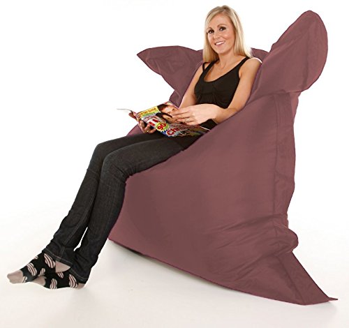 Extra Large Giant Beanbag in Brown - XXXL 180x140cm - NEXT WORKING DAY DELIVERY - Indoor & Outdoor Large Garden Waterproof Bean Bag