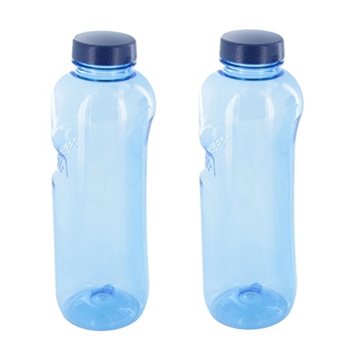 Trinkflasche 2 x 0,75L Wasserflasche ausTritan (BPA frei) Flasche