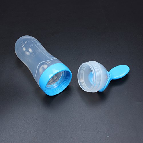 Silicane Gel Spoon Infant Feeding Bottle Feeder Food Supplement Rice Cereal Spoon Rice Cereal Bottle For Baby