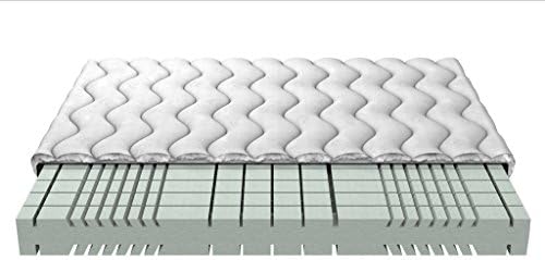 Memory foam mattress 3D POSH Foam No adhesive Washable Quilted Cover 18 cm 3-layer quilted “Moon” cover 120x200