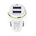 Produktbild Lanspo LED Dual USB Car Charger 3.1A Adapter Zigarettenanzünder für Smart Phone für iOS/für Android (Weiß)