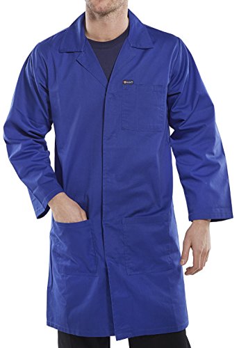 Beeswift Click Warehouse Jacket Lab Coat Royal Blue