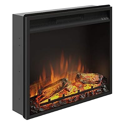 TAGU the missing piece Cheminée électrique à Insert pour Foyer électrique TAGU PowerFlame de 23 po | Thermostat numérique programmable sur 7 jours, télécommande