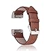 Produktbild Fitbit Charge 2 Armband,CAM-ULATA Lederarmband für Fitbit Charge 2, Uhrenarmband Erstatzband für Fitbit Charge 2 Unisex Fitness Strap mit Metall Konnektoren