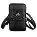 Produktbild Moonuy Männer Tasche MaFashion Reißverschluss Solide Weichen Griff Farbe Leder Brieftasche Reißverschluss Geldbörse Kartenhalter Flap Handtaschen