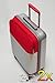 Produktbild 2x Koffer Hartschale groß, Pilotenkoffer-Setangebot Flugkoffer/ Flugreise Zubehör Piloten-Trolley /-tasche Alu-Design Hardcasekoffer, Piloten-Trolley /-koffer Daypack mit Rollen rot, für Handgepäck, Flugreise Trolli
