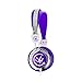 Price comparison product image Urbanz ZIP Childrens Kids Lightweight Foldable Headphones Stereo Headsets Adjustable Headband for 3.5mm Android iPhone Laptop Computer MP3 (Purple)