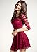 Aika Georgette Fabric Dress For Women (Maroon) RS.339.00