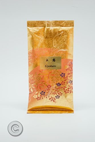 Green Tea Gyokuro Premium. Green Tea Selection Yame Japanese Deli. Green tea leaves of intense aroma, packaged in the plantation and presented in paper bag of rice and silk of 100g