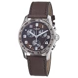 Victorinox Herren-Armbanduhr XL Classic Analog Leder 241498