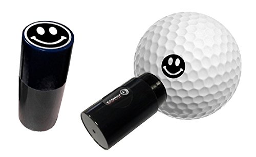 Preisvergleich Produktbild Smiley Golfballstempel, Schwarz