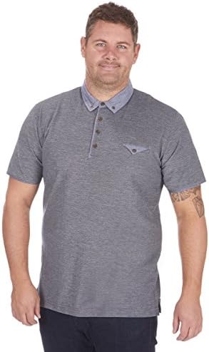 Mens Plus Size Polo T-Shirt with Pocket