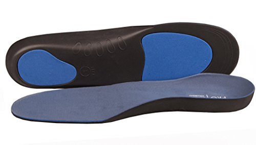 Full length orthotic insoles with metatarsal pad and arch support for fallen arches