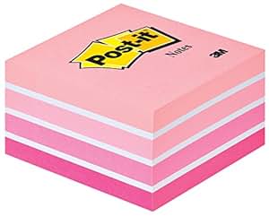 Post-It Notes, 2028P 76 x 76 mm - Pastel Pink, 1 Cube (450 Sheets