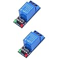 AVS COMPONENTS Single Channel 5v Relay Module with Isolation High Low Level Trigger (2 pcs)
