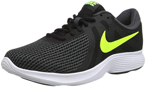 NIKE Revolution 4 EU, Scarpe Running Uomo, (Black/Volt/Anthracite 007), 42 EU