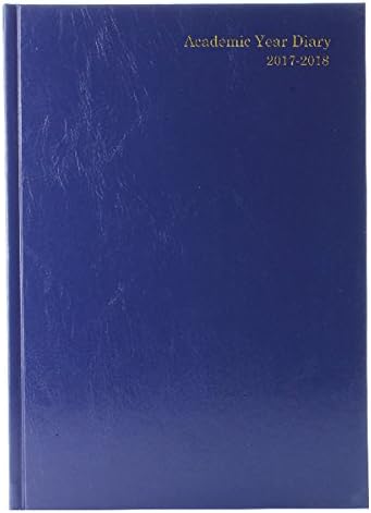Condiary A4 Week To View 2017/18 Academic Diary - Blue