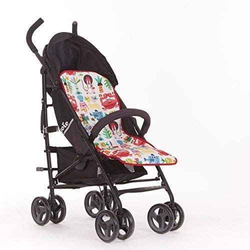 SLEEPAA Colchoneta Silla Paseo Ligera Universal Transpirable Carrito Bebé Antisudoracion Ajustable Fabricada en España Varios modelos (Jungle Rock)
