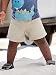 M&Co Baby Boy Cotton Summer Elasticated Waist Comfort Canvas Shorts Stone 3/6 Mnths