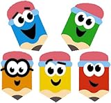 800 Perky Pencils Mini, SuperSpot Children's Stickers