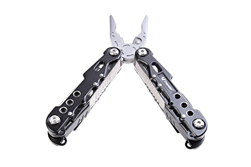 Huntington Traveler Premium Multifunktionswerkzeug: Zange und 8 Werkzeuge aus extra hartem 3CR13 Edelstahl, MQ007-8G (DE) - 4