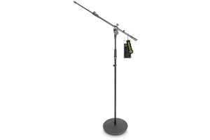 Gravity MS 2322 B - mikrofot med rund bas och 2-punktsstopp