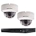 Produktbild 2x Hikvision DS-2CD2142FWD-IWS(2.8mm) 4 MP Dome Überwachungsset