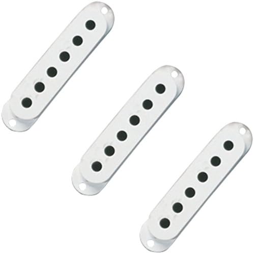 Fender 099-2034-000 Stratocaster® Pickup Covers (set of 3), white