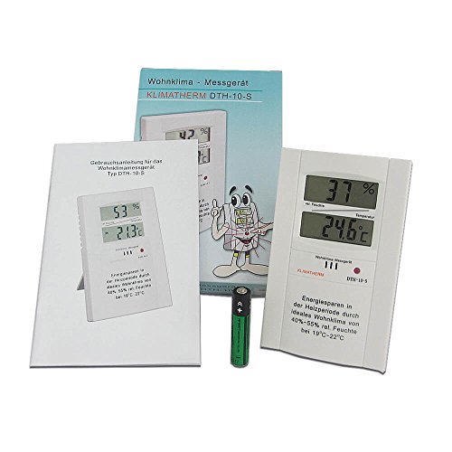 Klimatherm Digitales Thermometer Hygrometer - Feuchtigkeitsmesser