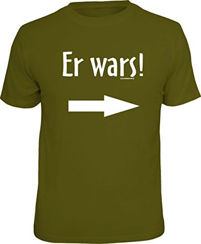 RAHMENLOS  Men's slogan Short Sleeve T-Shirt -  Green - 48