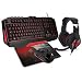 Produktbild Spirit Of Gamer-Set Pro mkh3 Gaming-Tastatur, Maus und Mauspad, Rot