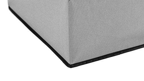 StorageManiac: 3 Stück – Stabile Schubladen, Ablagefach aus Polyester, Farbe: grau - 6