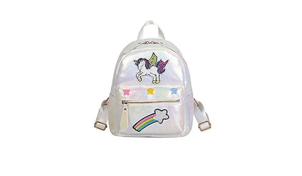 personalized sequin unicorn backpack