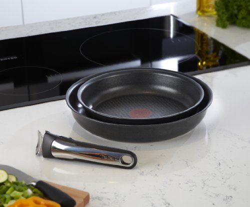 Tefal Ingenio Non-stick Induction Try-Me Cookware Set, 3 Pieces - Black