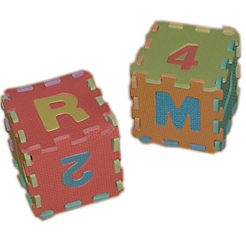 86tlg Spielmatte Kinderteppich Puzzlematte Spielteppich Schaumstoffmatte Matte in Größe 180x180cm - 5