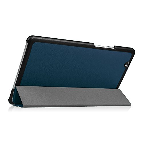 Fintie Huawei MediaPad M3 8.4 Hülle -Ultra Schlank Superleicht Ständer (SlimShell) Case Cover Schutzhülle Etui Tasche mit Ständer und Auto Sleep / Wake Funktion für 8.4″ Huawei MediaPad M3 8.0 Android Tablet-PC, Marineblau - 8