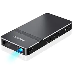 AKASO Portable Pico Projector 1080P HD DLP LED 50 ANSI Lumens with WiFi, HDMI, USB, Micro SD and 3.5 mm Audio and Remote Control for iPhone/Android Laptop/PC/Game/Home Theater