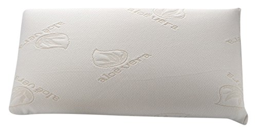 Dormio AL1603 - Cuscino in Materiale viscoelastico (Memory Foam) Classico 75 cm Bianco