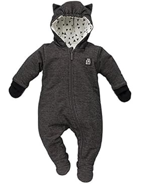 Pinokio - Happy Day - Baby Overall aus 100% Baumwolle, Einteiler für herbstliche Temperaturen, Kapuze und Reißverschluss...